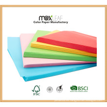 Colored Woodfree Office Papel de copia Papel de imprenta Papel revestido